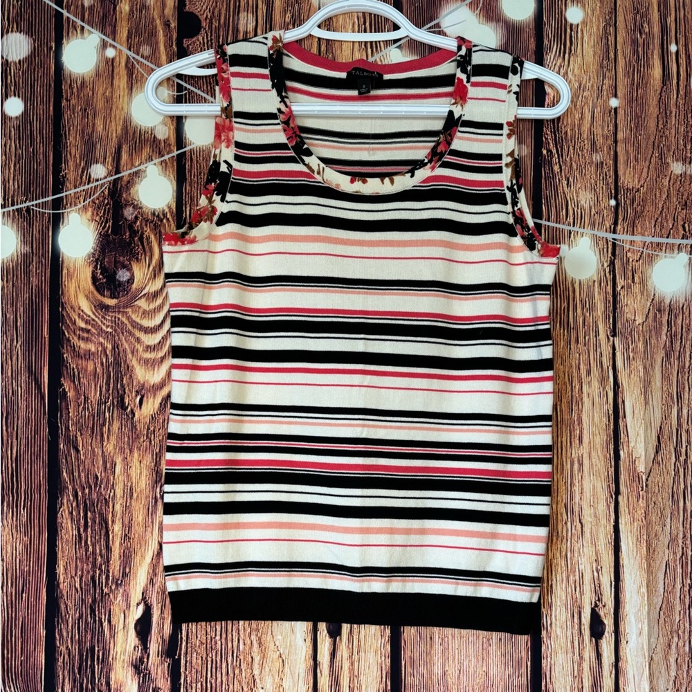 Talbots Multicolor Striped Tank Top